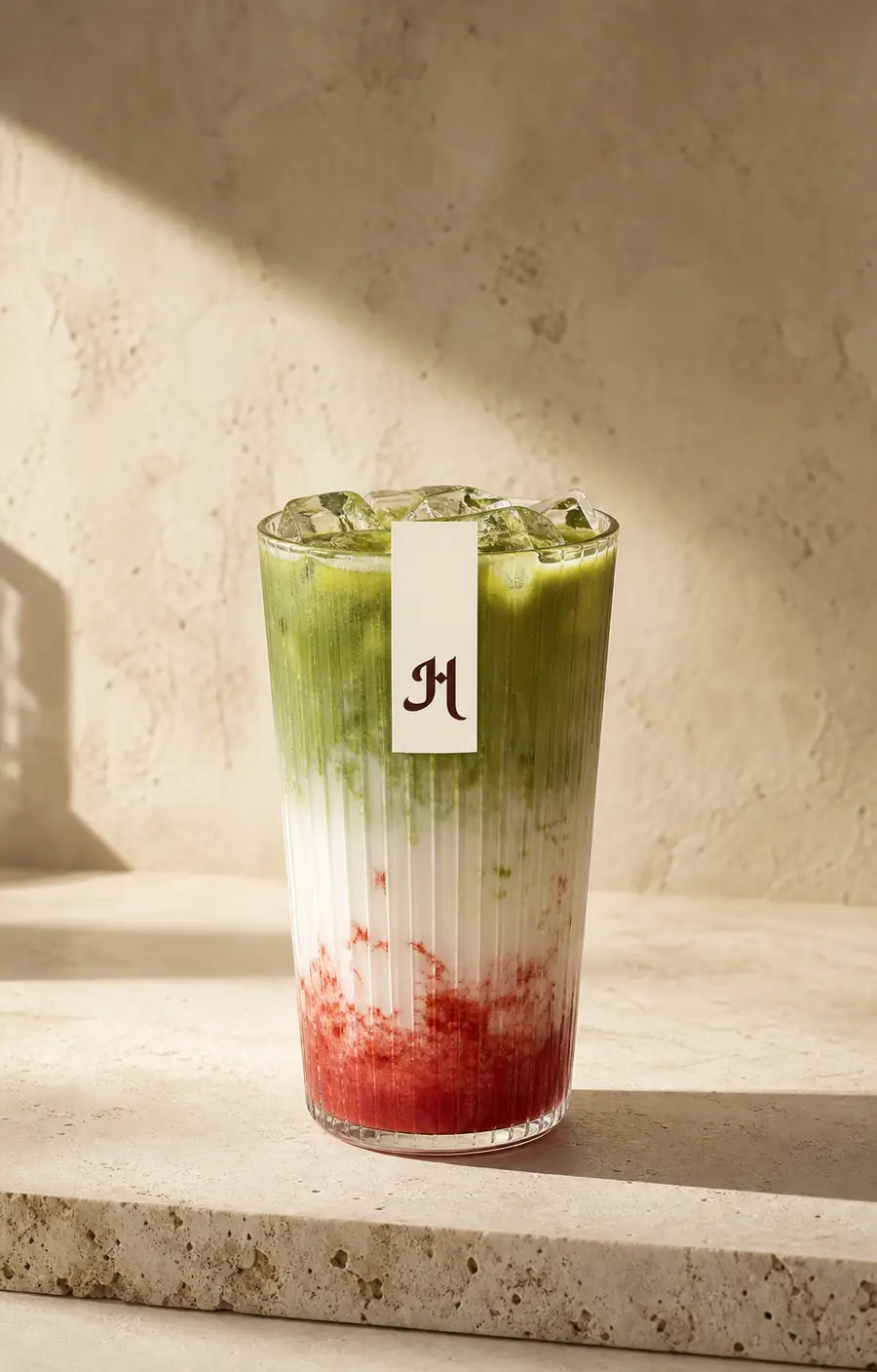 Iced Strawberry Matcha